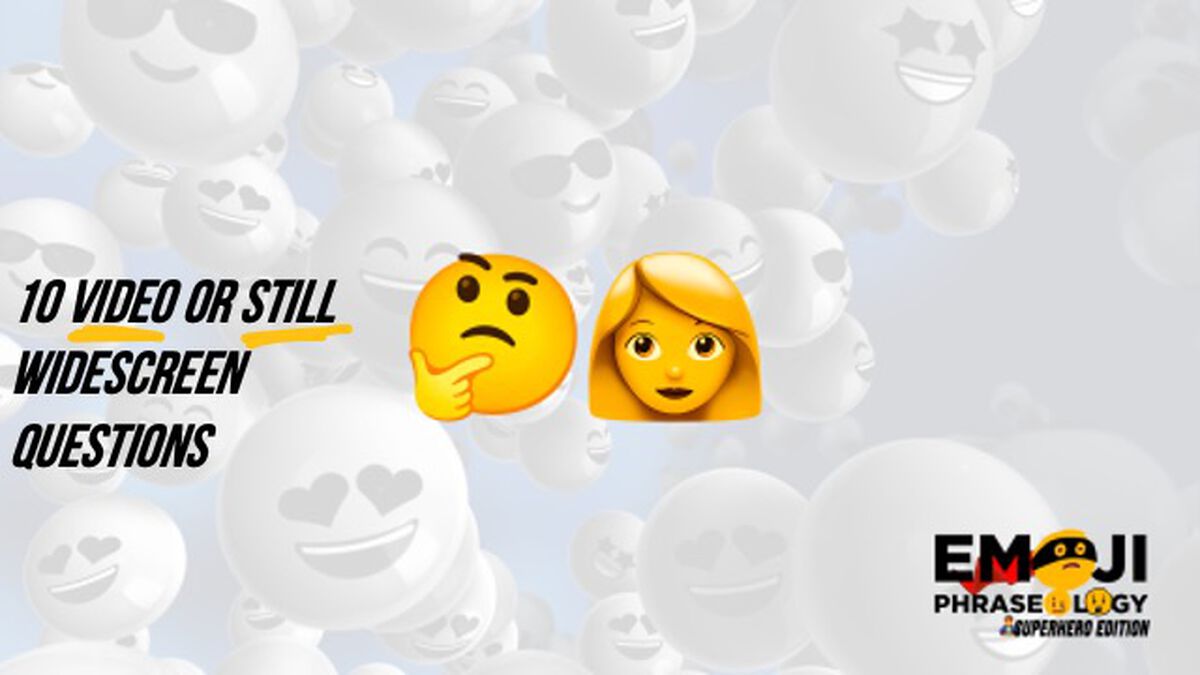 Emoji Phraseology - Superhero Edition image number null